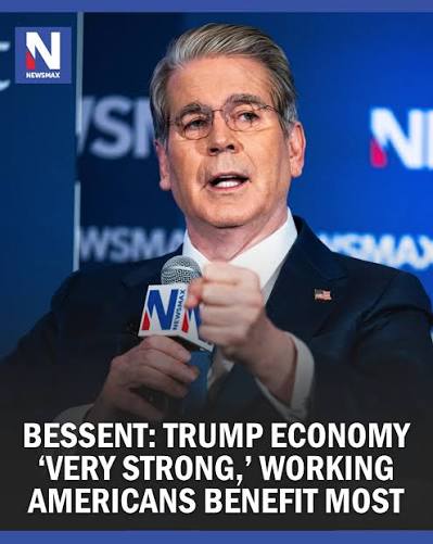 WORKERS ARE WINNING: Speaking at the NEWSMAX NPolicy Summit in Washington, D.C., Treasury Secretary Scott Bessent says the bottom 40% of working Americans are doing better under President Donald Trump's economic agenda,
