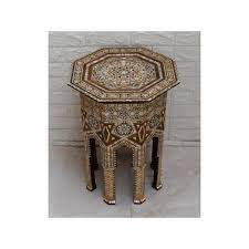 Moroccan 23 Height Mosaic Wood Table