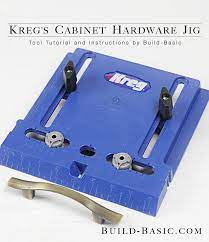 how to use a kreg cabinet hardware jig