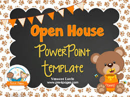 Bear Open House Powerpoint Pre K Pages