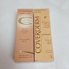 Free Ship Coverderm Perfect Legs Waterproof Make Up 50ml