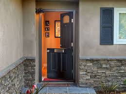 Four Paneled Dutch Door With Mail Slot