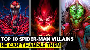 top 10 strongest spider man villains