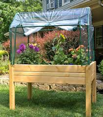 Elevated Raised Bed With Greenhouse