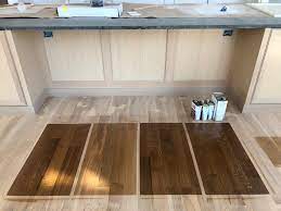 floor stain for finish in place white oak