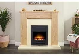 Adam New England Fireplace In Oak