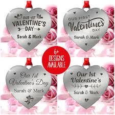 If he is interested in sport, you should choose sport tickets to give on february fourteenth. Personalised Couples 1st First Valentines Day Gifts Presents For Him Her Love Ebay