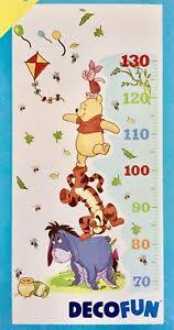 Details About Disneys Winnie The Pooh Height Growth Wall Chart Childrens Kids Character 130cm