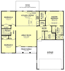 budget friendly house plan with 3 bedrooms