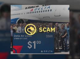 delta air lines scams promise 500