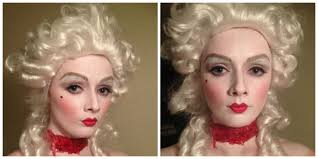 marie antoinette halloween tutorial