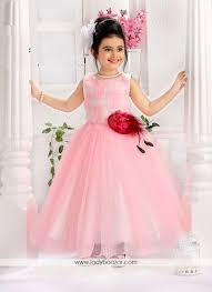 Stylish Pink Color Gown For Cute Baby