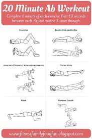 20 Minute Ab Workout Abs Workout