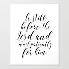 Printable Verse Art Be Still And