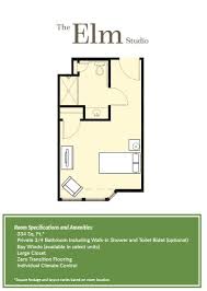 isted living facility floor plans in