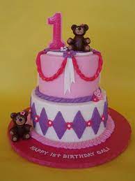 All Pink And Girlie 1st Birthday Cake Amy Stella Flickr gambar png