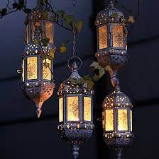 hanging candle lanterns