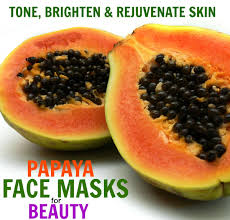 skin lightening papaya face mask