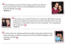customer testimonials skincare by alana