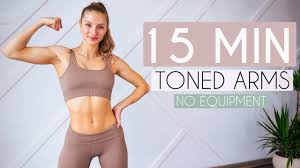 toned arms workout no equipment