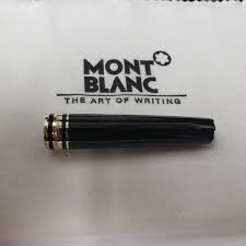 montblanc cap upper barrel black gold