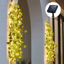 solar string lights 20 50 led ivy