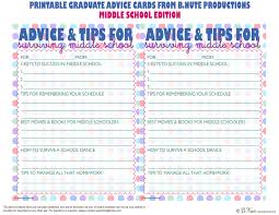 printable graduate advice cards