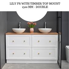 lily 1500mm double basin