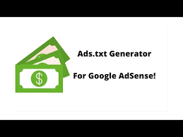 google adsense ads txt generator you