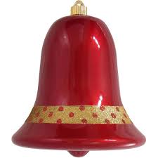 **due to handcrafting, variations in sizes will occur.** closeout item: 9 Inch Bell Outdoor Christmas Decor