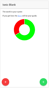 Adding A Doughnut Chart To Ionic 3 Application Offline