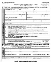 Passport acceptance facilities provide passport forms. Marriage Certificate Application Wisconsin Free Download