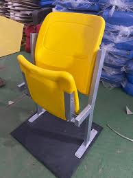 grey stadium folding chair