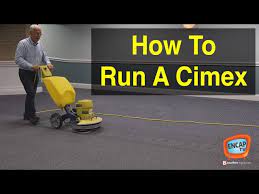 how to run a cimex for carpet cleaning