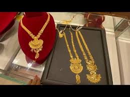 bridal gold necklace designs with