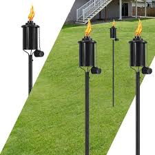 Outdoor Metal Torch Garden Torches