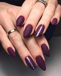 Wham, bam, glam is a dark taupe matte finish nail polish from mac. Inspiring Dark Red Nail Polish In Matte Diy Nails Manicure Colourful Acrylic Nails Trendy Nails