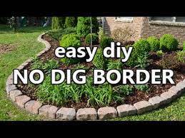 Easy Diy No Dig Border