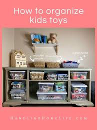 13 ways to organize kids toys even if