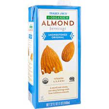 organic unsweetened almond milk keto