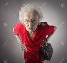 Old Lady Is Being Nasty Stock Photo, Picture and Royalty Free Image. Image  73519323.
