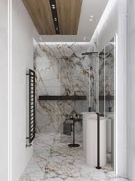Interior Design Using Marble And Wood
