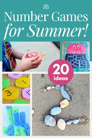 number learning games for summertime