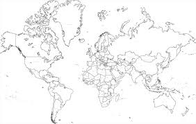 Printable World Map Template Download Them Or Print