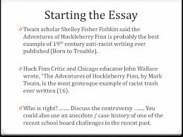 Essays about huckleberry finn themes   Writing Online    www      Huckleberry Finn Racial Slurs