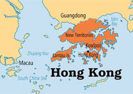 map of hong kong s main areas china