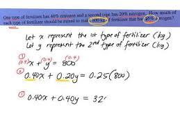 Solve Linear System Word Problems