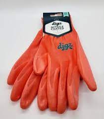 Digz Nitrile Coated Garden Gloves One