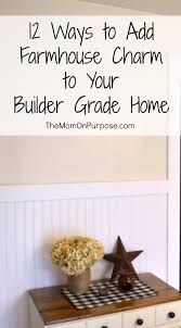 Add Farmhouse Style To A Builder Grade