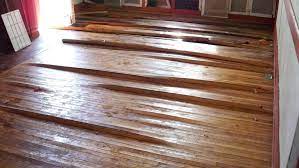 how do you lay hardwood flooring on